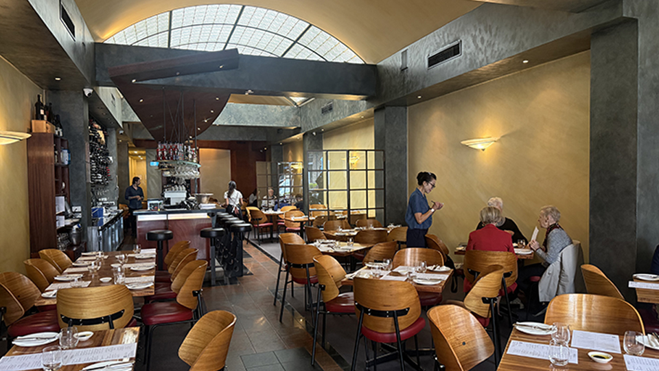 Interior of Italian restaurant Fiorelli in Camberwell Junction