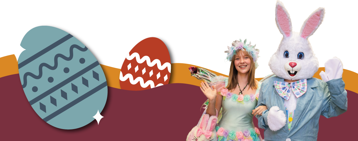Easter eggs and entertainers